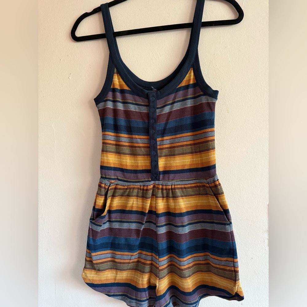 RVCA Striped Romper